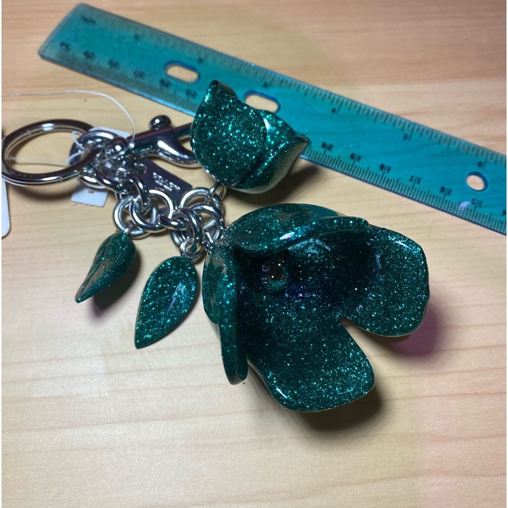 Coach Glitter Resin Keychain